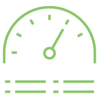Icon of a speedometer